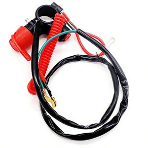 7/8 inch 22mm Handlebar Tether Kill Switch Fit 110cc 125cc ATV Quad Pit Dirt Bike Go Kart