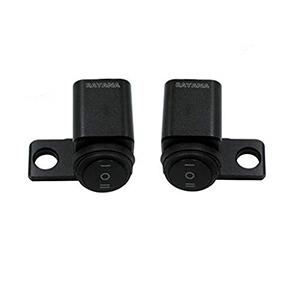 12V Motorcycle 10mm Mirror Mount Switch Motorbike Headlight Hazard Brake Fog