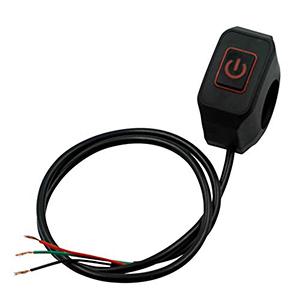 Motorcycle Push Button Handlebar Fog Light Control Switch On Off DC 12V and Waterproof for universal Bikes
