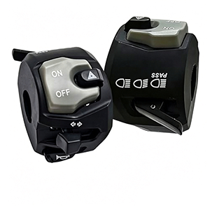 M upgraded motorcycle handlebar switch assembly - Waterproof motorcycle control switch - Optimized performance - Improved handlebar switch assembly