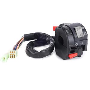 22mm Left Handlebar Control Switch Button Motorcycle Headlight Fog Light Turn Signal