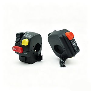 Handlebar Switch Assembly Horn Beam Headlight Overtaking Warning Light Push Button Fit